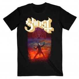 Rock Off Ghost Eu Admat T Shirt in Black