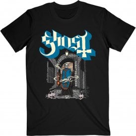 Rock Off Ghost Incence T Shirt in Black