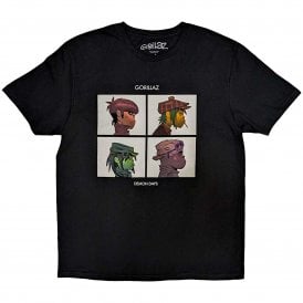 Rock Off Gorillaz Demon Days T Shirt in Black
