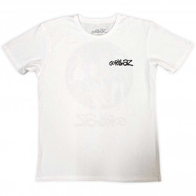 Rock Off Gorillaz Song Machine T Shirt in White