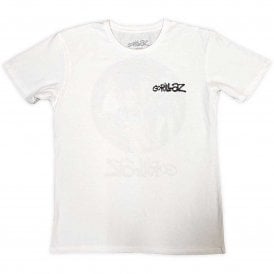 Rock Off Gorillaz Song Machine T Shirt in White