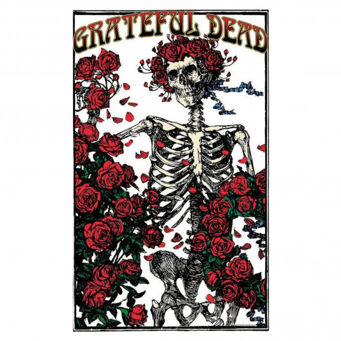 Rock Off Grateful Dead Skellies Textile Poster Multi