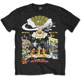 Rock Off Green Day 1994 Tour T Shirt in Black