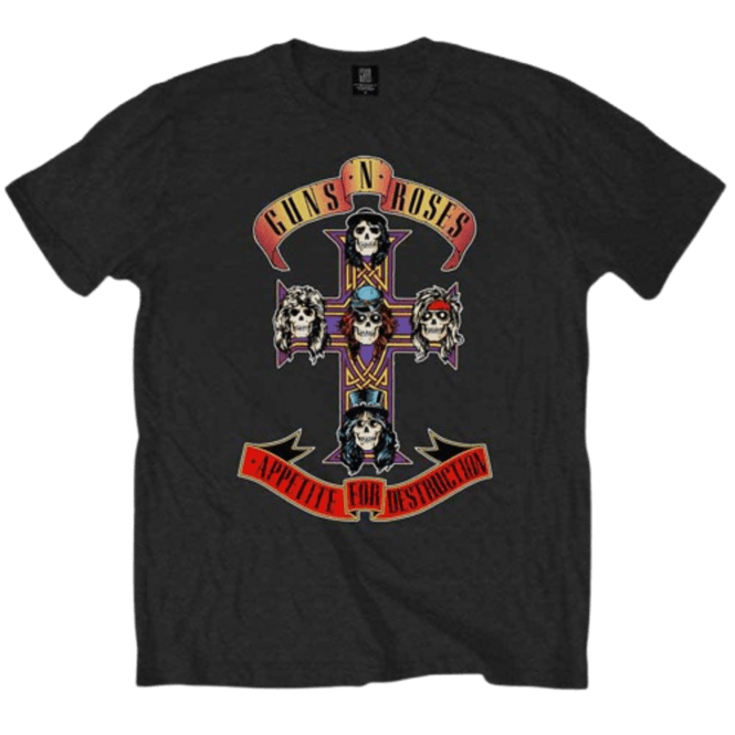 Rock Off Guns N Roses Appetite For Destruction kids t-shirt - Black