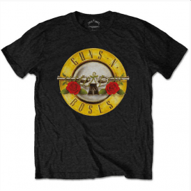 Rock Off Guns N Roses Logo T Shirt in Black
