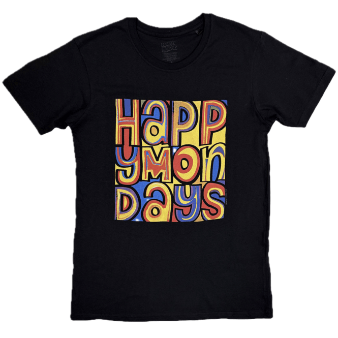 Rock Off Happy Mondays Greatest Hits T-Shirt - Black