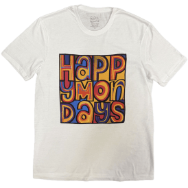 Rock Off Happy Mondays Greatest Hits T-Shirt - White