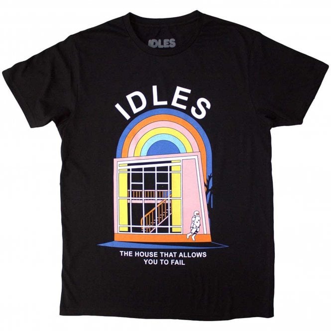 Rock Off Idles House T Shirt in Black