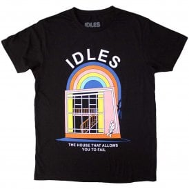 Rock Off Idles House T Shirt in Black