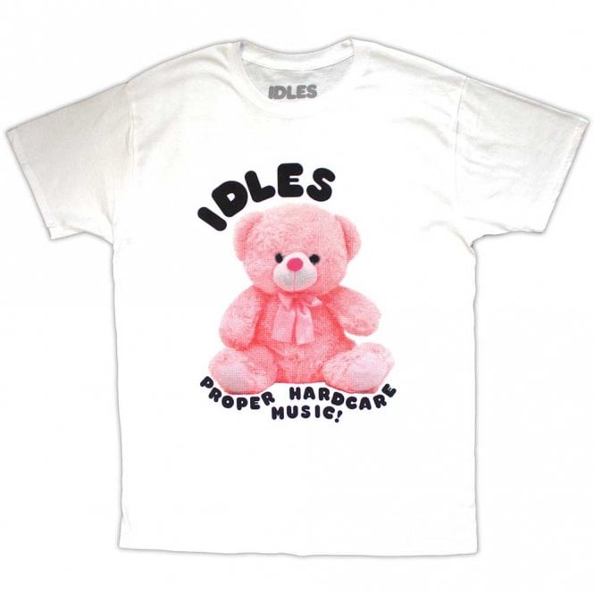 Rock Off Idles Proper Hardcore T Shirt in White