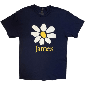 Rock Off James Daisy Logo T Shirt in Navy