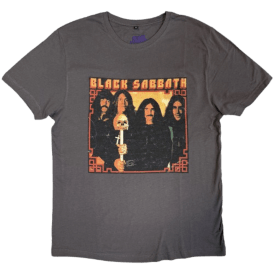 Rock Off Japan Photo Black Sabbath T Shirt Charcoal