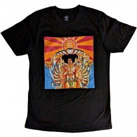 Rock Off Jimi Hendrix Axis T Shirt in Black