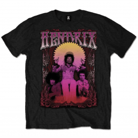 Rock Off Jimi Hendrix Ferris Wheel T Shirt in Black