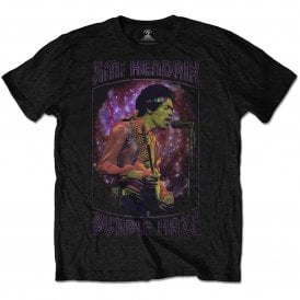 Rock Off Jimi Hendrix Purple Haze T Shirt in Black