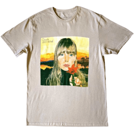 Rock Off Joni Mitchell Clouds T Shirt Sand