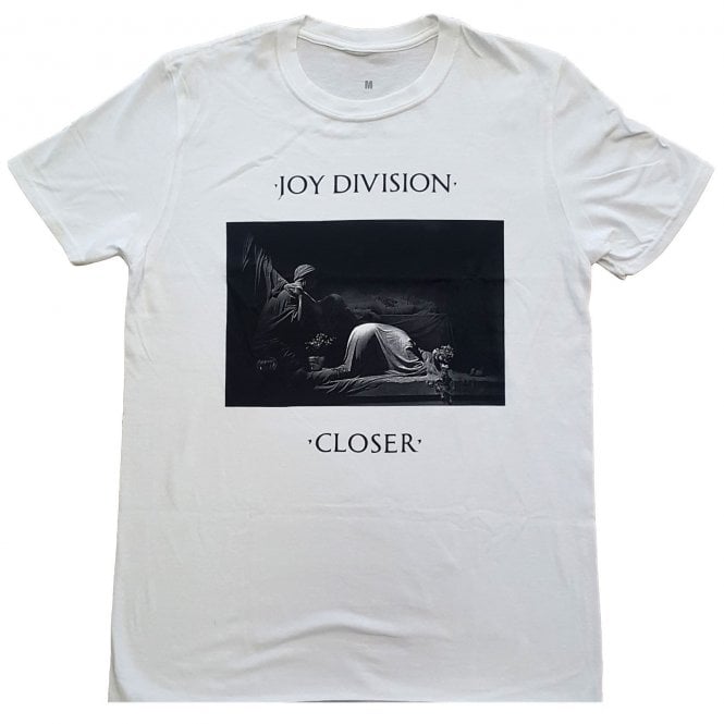 Rock Off Joy Division Classic Closer T Shirt in White