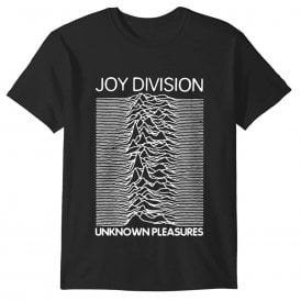 Rock Off Joy Division Unknown Pleasures T Shirt in Black