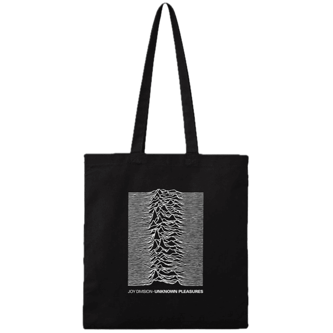 Rock Off Joy Division Unknown Pleasures Tote Bag - Black