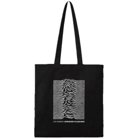 Rock Off Joy Division Unknown Pleasures Tote Bag - Black