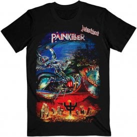 Rock Off Judas Priest Painkiller T Shirt in Black