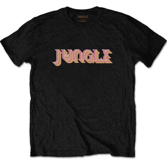 Rock Off Jungle Colour Logo T-Shirt - Black