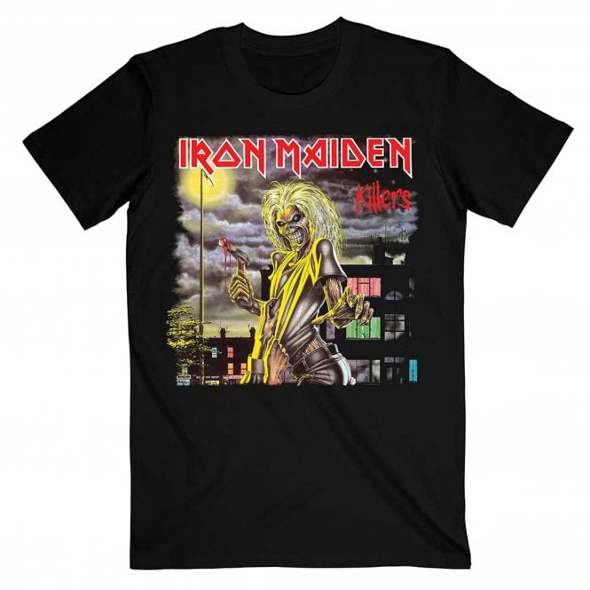 Rock Off Killers V2 Album Iron Maiden T Shirt in Black