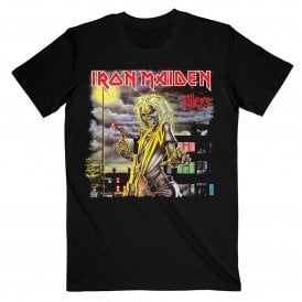 Rock Off Killers V2 Album Iron Maiden T Shirt in Black