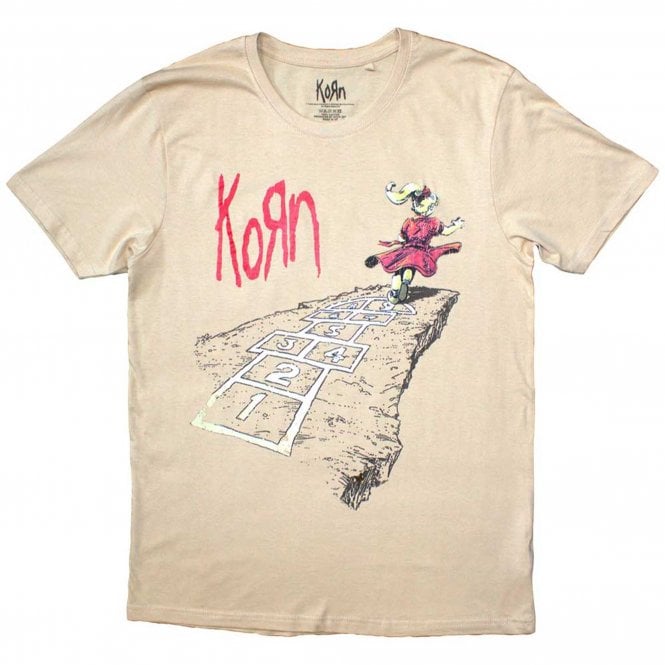 Rock Off Korn Follow The Leader T Shirt in Natural