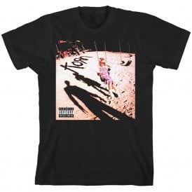 Rock Off Korn Self Titled T Shirt in Black