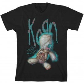 Rock Off Korn SOS Doll T Shirt in Black