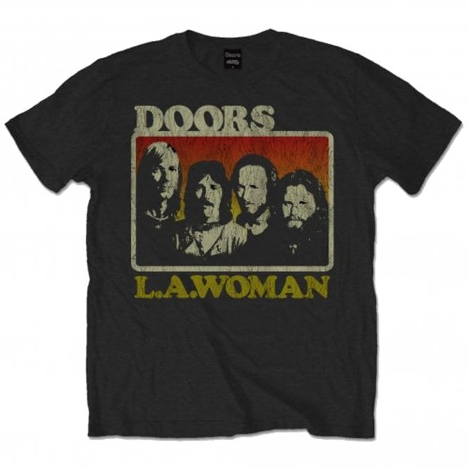 Rock Off La Woman The Doors T Shirt in Black