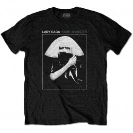 Rock Off Lady Gaga Fame T Shirt in Black