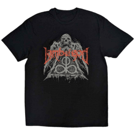 Rock Off Lambofgod Skull Pyramid T Shirt in Black