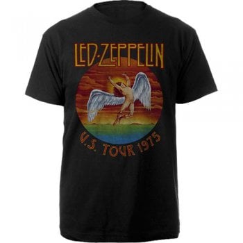 Rock Off Ledzepplin Usa Tour75 Black