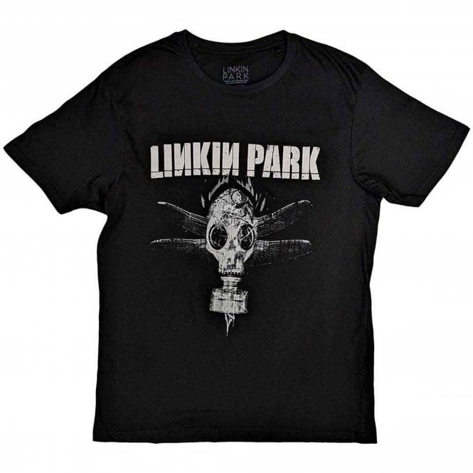 Rock Off Linkin Park Gas Mask T Shirt in Black