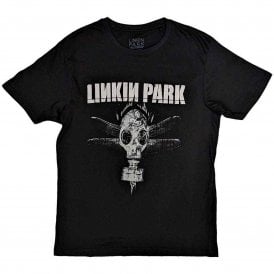 Rock Off Linkin Park Gas Mask T Shirt in Black