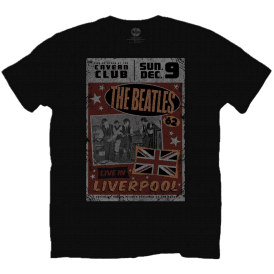 Rock Off Live In Liverpool Beatles T-Shirt - Black