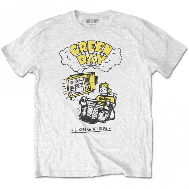 Rock Off Longview Doodle Green Day White