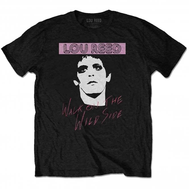Rock Off Lou Reed Walk On The Wild Side T Shirt in Black