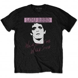 Rock Off Lou Reed Walk On The Wild Side T Shirt in Black