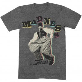 Rock Off Madness Baggy Trousers T Shirt in Heather