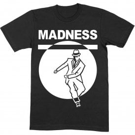 Rock Off Madness Dancing Man T Shirt in Black