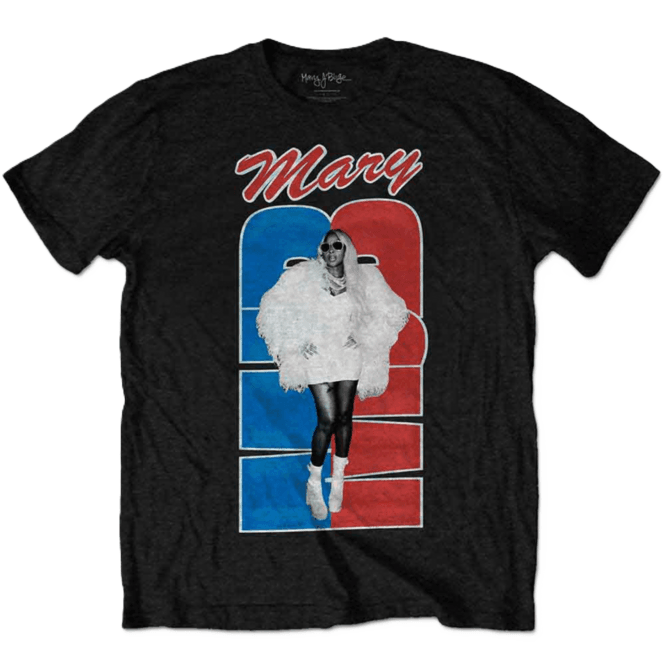 Rock Off Mary J Blige Team USA T-Shirt - Black