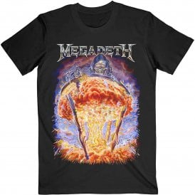 Rock Off Megadeth Countdown To Extinction T Shirt in Black