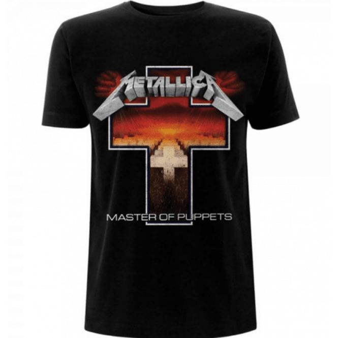 Rock Off Metallica Master Of Puppets Black