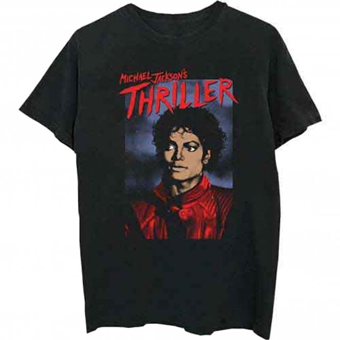 Rock Off Michael Jackson Thriller Pose T Shirt in Black