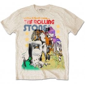 Rock Off Mick And Keith Watercolour Star Rolling Stones Sand