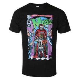 Rock Off Misfits Trick Or Treat T Shirt in Black