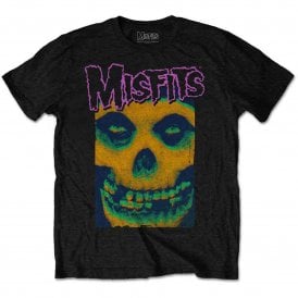 Rock Off Misfits Warhol Fiend T Shirt in Black